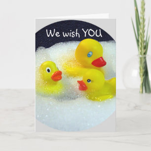 Carte HAPPY QUACKY GROUP CARD POUR LA 40ème