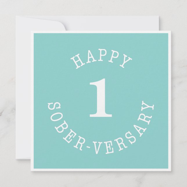 Carte Happy Sober-versary (Devant)