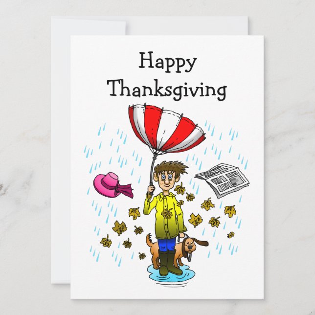 Carte Happy Thanksgiving (Devant)