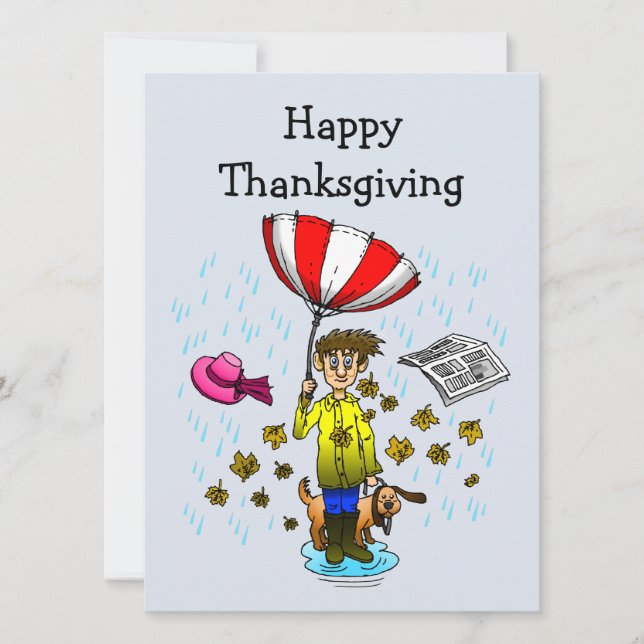Carte Happy Thanksgiving (Devant)