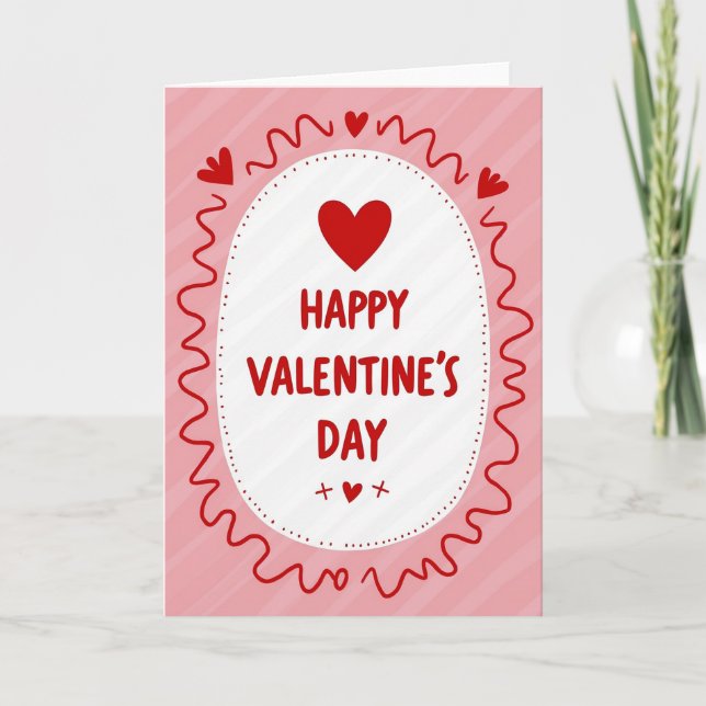 Carte Happy Valentines Day Card (Devant)