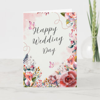 Carte Happy Wedding Day 