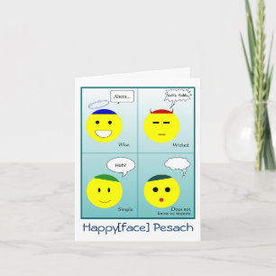 Carte Happyface Pesach