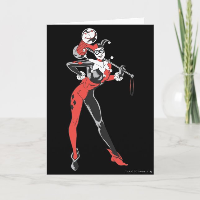 Carte Harley Quinn 4 (Devant)