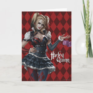 Carte Harley Quinn Avec Dice Fuzzy