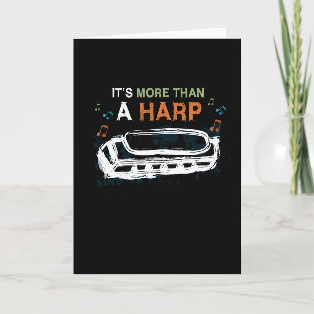 Carte Harmonica Plus qu'un instrument Harp (Devant)