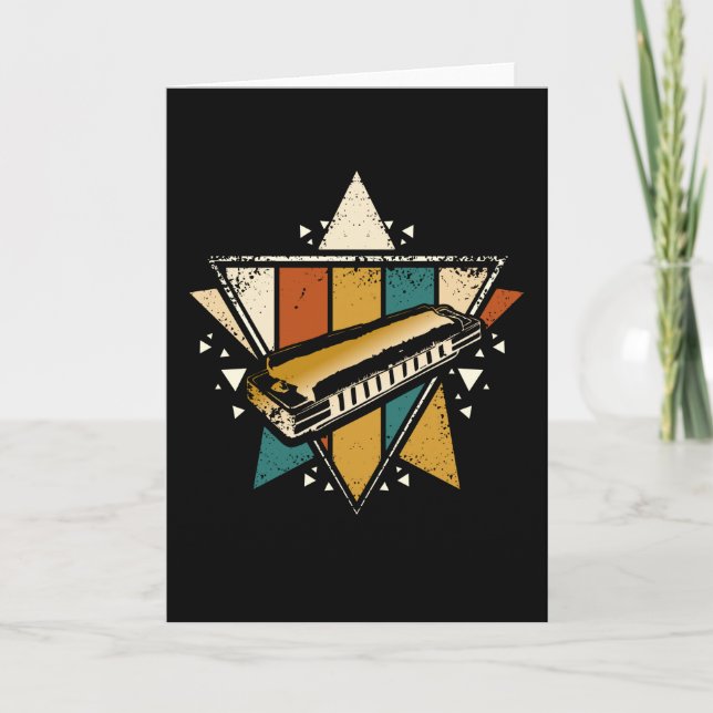 Carte Harmonica Vintage (Devant)