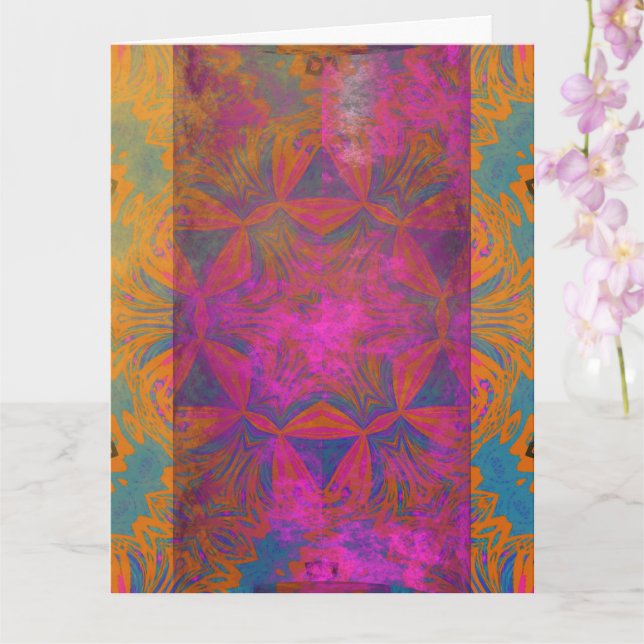 Carte Harmonie romantique dans des tons doux (Orchidée)