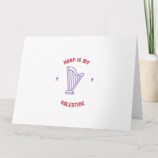 Carte Harp est mon valentin