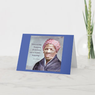 Carte Harriet Tubman & Citation