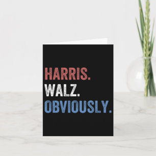 Carte Harris, W. Évidemment. - Kamala Harris Et Tim W 20