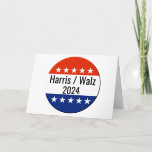 Carte Harris Walz Élection 2024