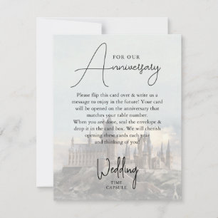 Carte Harry Potter Capsule Temporelle pour Anniversair