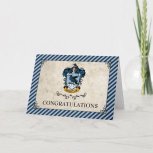 Carte Harry Potter   Ravenclaw Félicitations