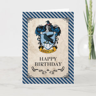 Carte Harry Potter Ravenclaw Joyeux anniversaire