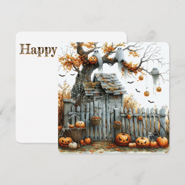 Carte Harvest Haunt (Devant / Derrière)