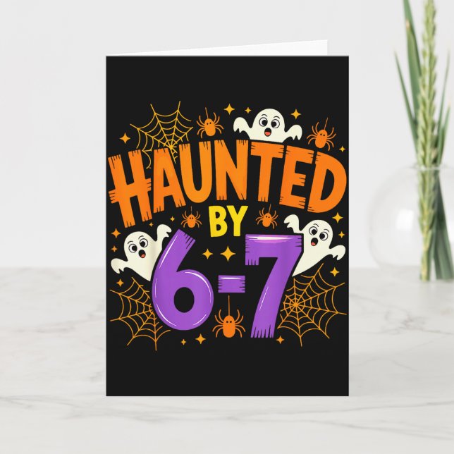 Carte Haunted By 67 Funny Six Seven Meme Soky Ghost Hall (Devant)