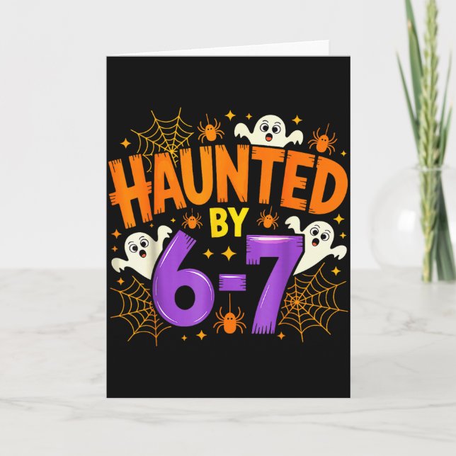 Carte Haunted By 67 Funny Six Seven Meme Soky Ghost Hall (Devant)