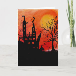 Carte Haunted House Halloween