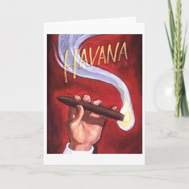 Carte Havana Cigar (Devant)