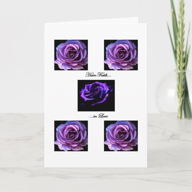 Carte Have Faith (Devant)