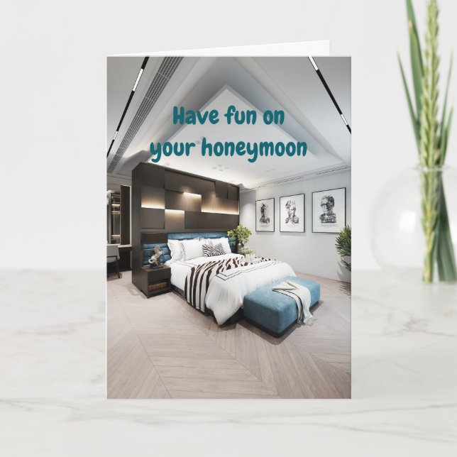 Carte Have fun on your honeymoon. (Devant)
