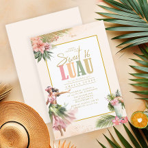 Hawaiian Luau Sweet sixteen ID1092