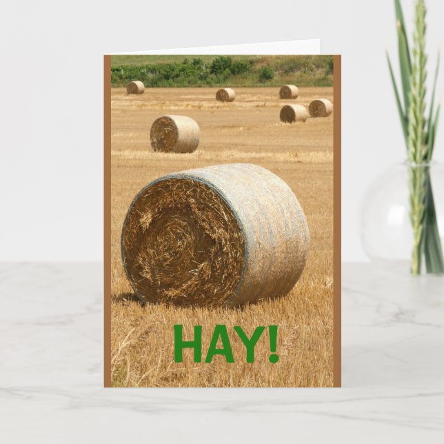Carte HAY ! Bonne Fête des pères (Devant)