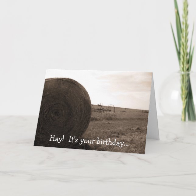 Carte Hay ! C'est ton anniversaire... (Devant)