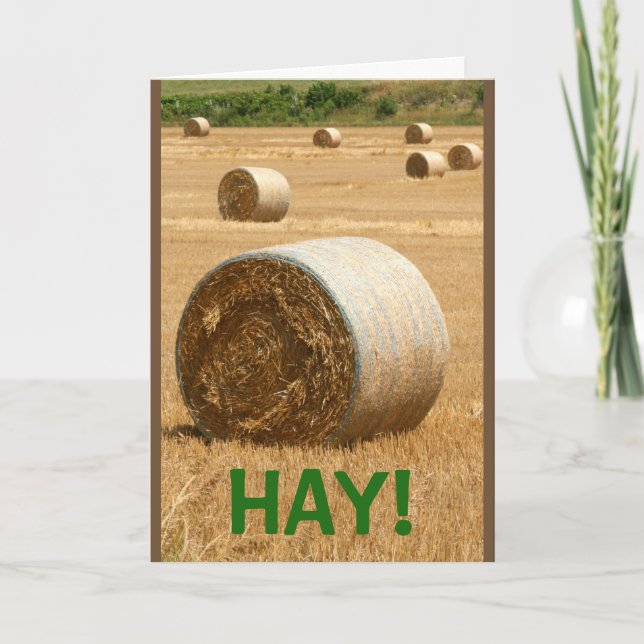 Carte HAY ! Joyeux anniversaire (Devant)