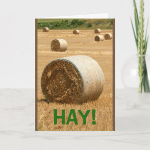 Carte HAY !  Joyeux anniversaire