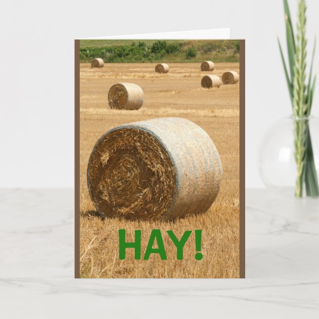 Carte HAY ! Merci Beaucoup (Devant)