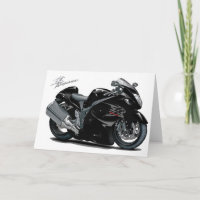 Hayabusa Black Bike