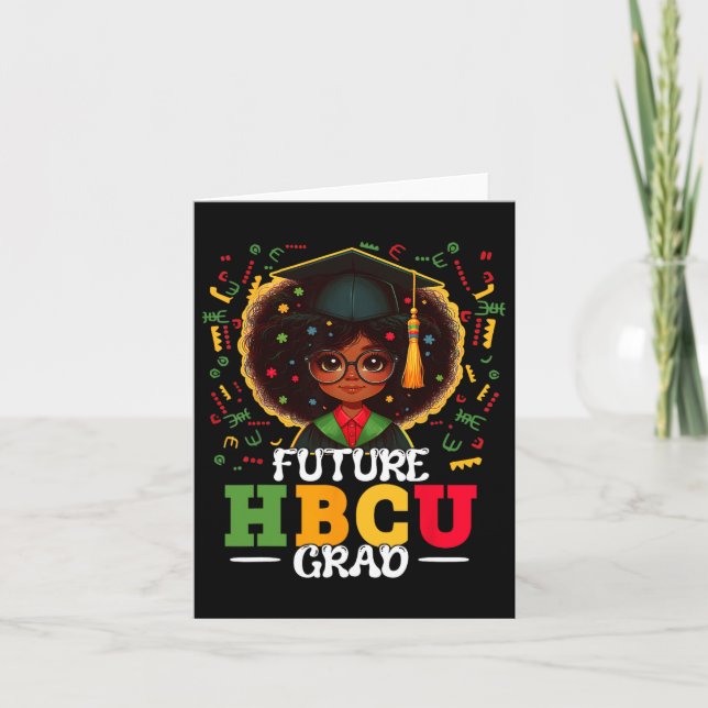 Carte Hbcu Grad Black Girl Grad Grad Grad Grad Graduatio (Devant)