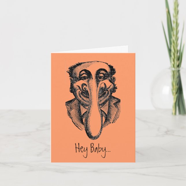 Carte Hé bébé… Disque (Devant)