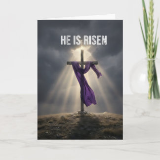 Carte He is Risen! Easter greeting card