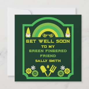 Carte Head Garden Gnome Gardener