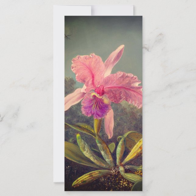 Carte Heade Cattleya Orchid et Three Hummingbirds (Devant)