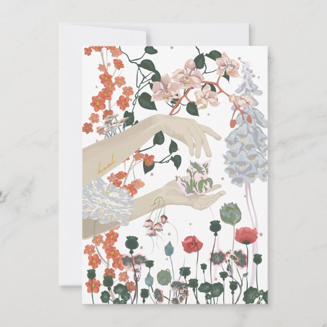 Carte Healing Hands (Devant)