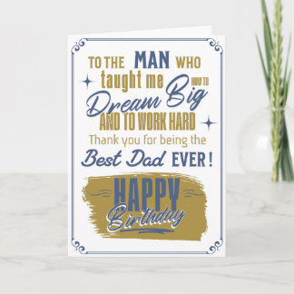 Carte Heart Birthday Papa