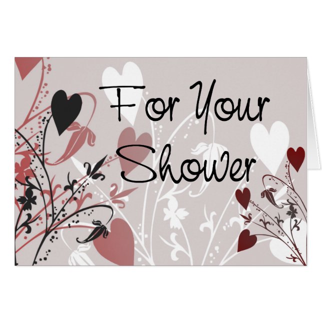 Carte Heart Blossoms (Devant horizontal)