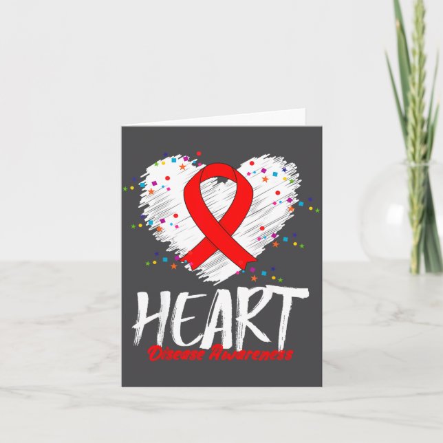 Carte Heart Disease Awareness  (Devant)