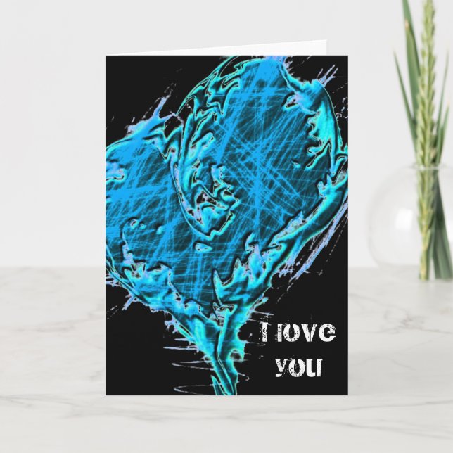 Carte Heart_inverted788, Je vous aime (Devant)