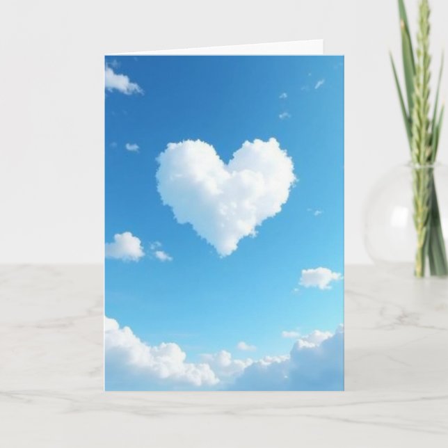 Carte Heartfelt Cloudscape Love Card (Devant)