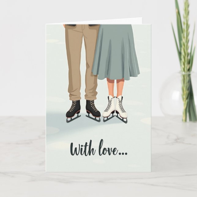 Carte Heartfelt Skaters Love Card (Devant)