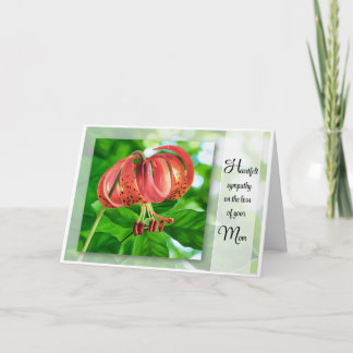 Carte Heartfelt Sympathy on the Loss of Your Mom - Card