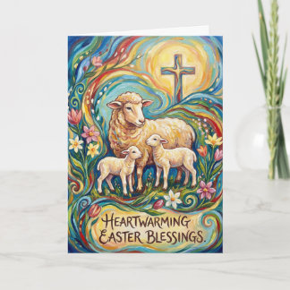 Carte Heartwarming Easter Blessings Easter Card