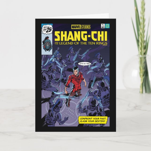 Carte Hébergement de la bande dessinée de Shang-Chi (Devant)