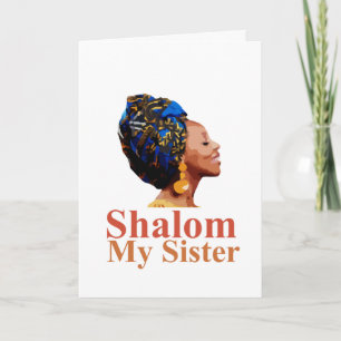 Carte Hebrew Israelite Sister Greeting Card