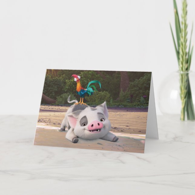 Carte Heihei et Pua Playtime (Devant)